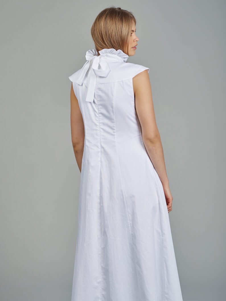 Cotton Poplin Dress Crystal main image 1