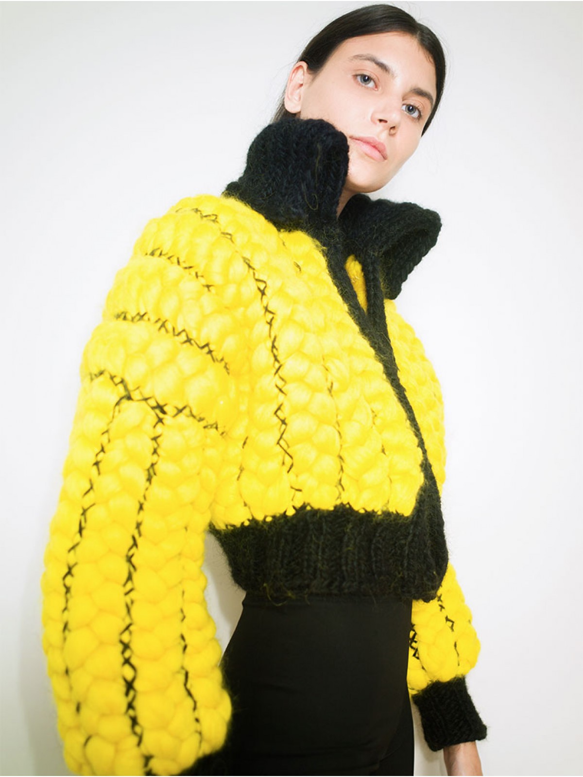 Hand-Braided Yellow Bomber 