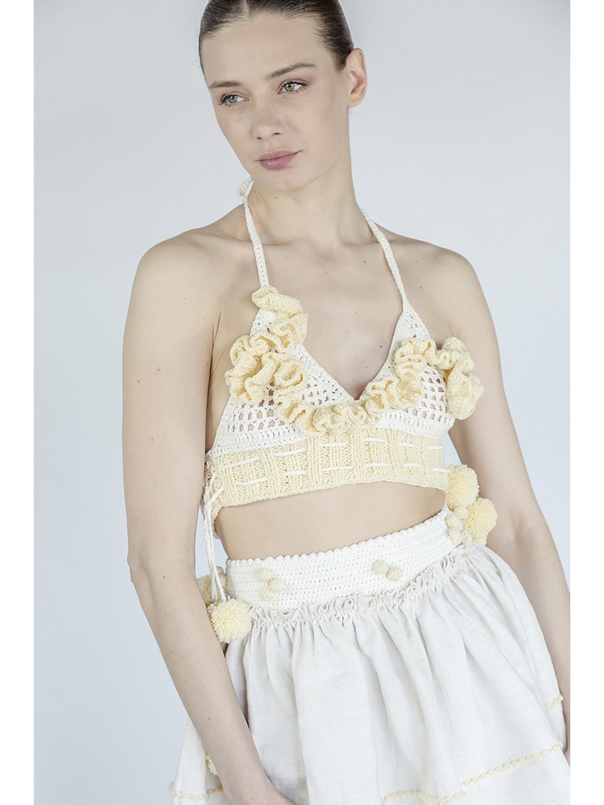 Hand crochet top 