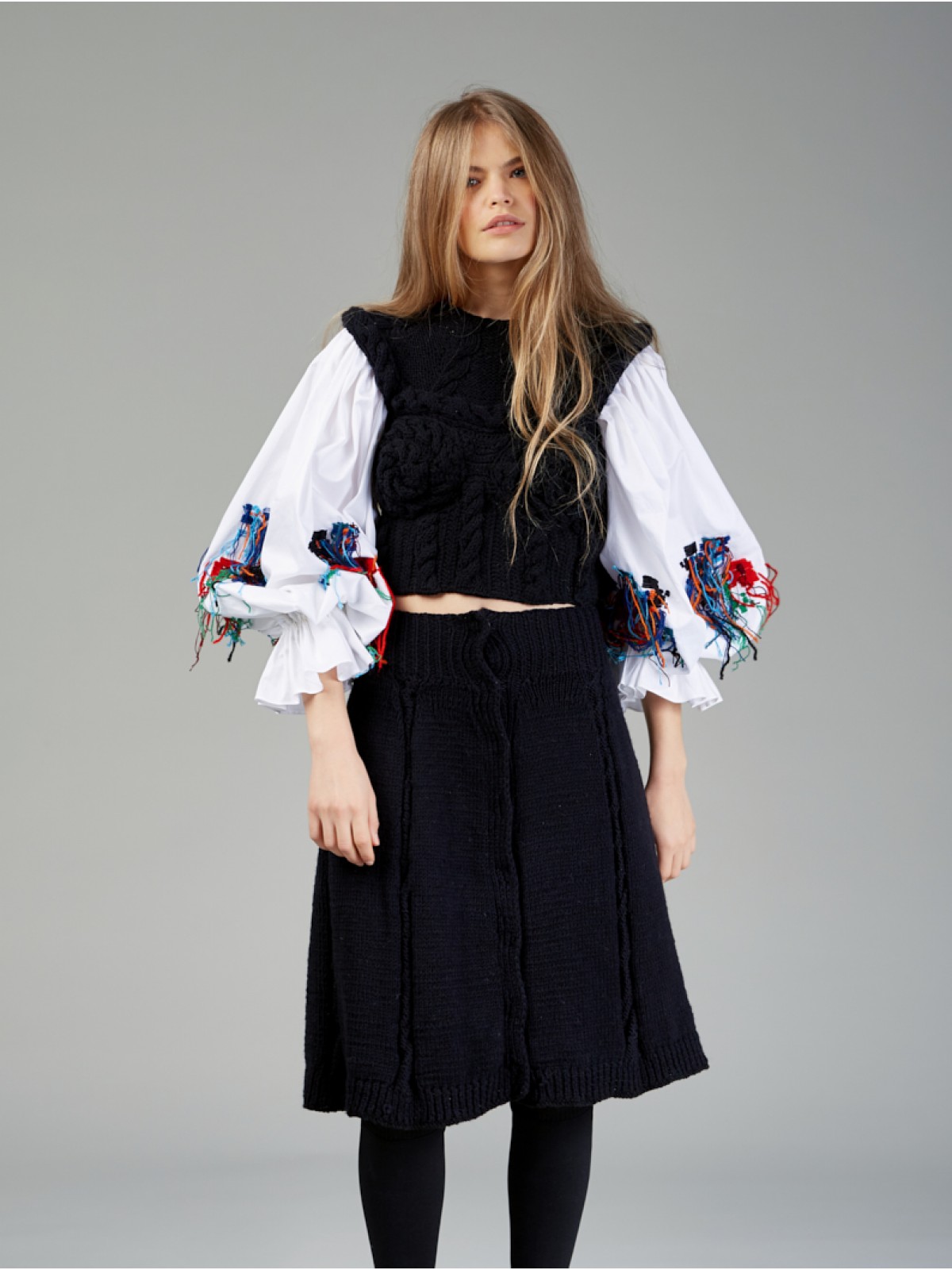 Knitted Romanian Blouse III
