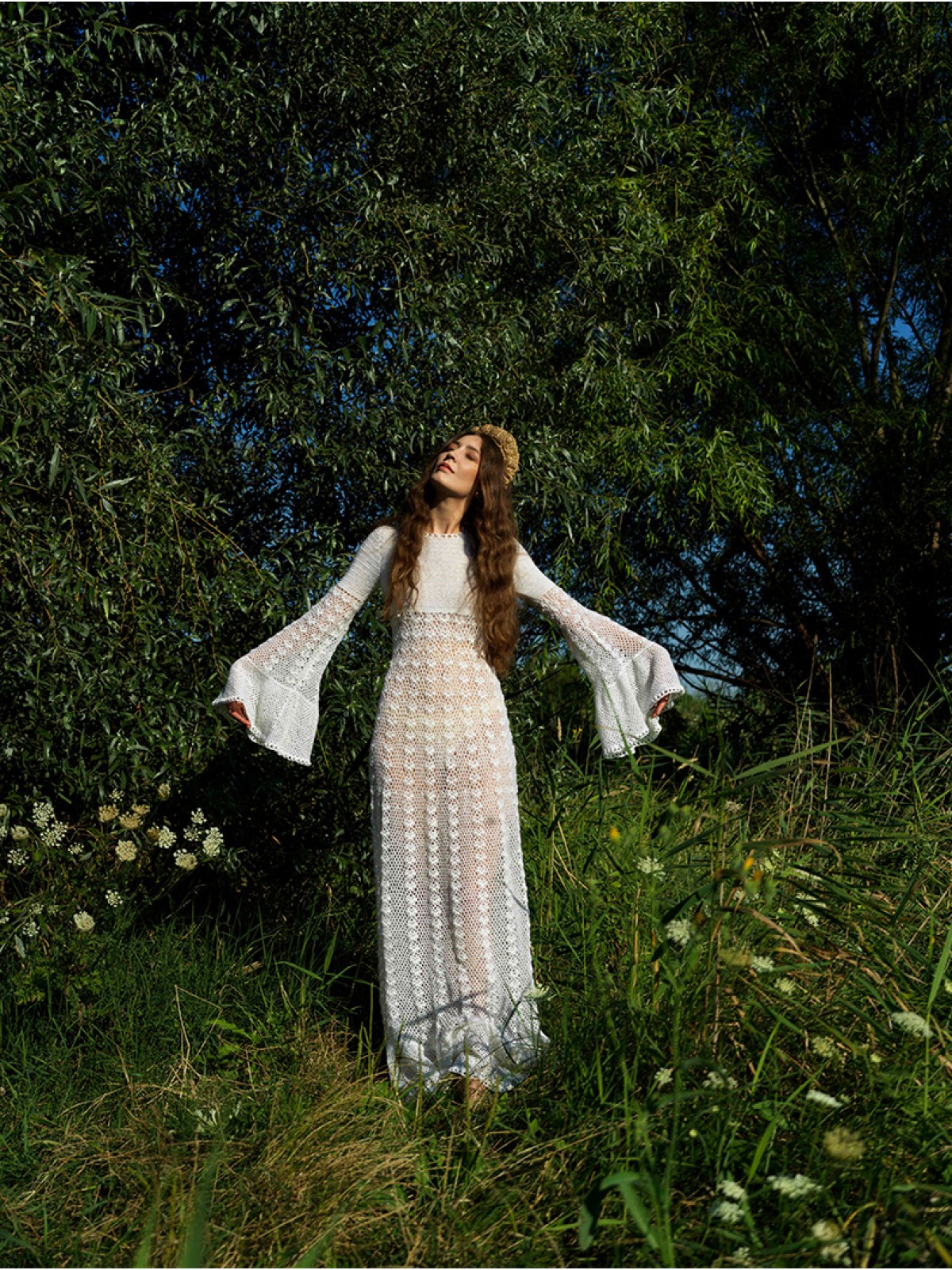 Hand-crocheted Maxi Dress