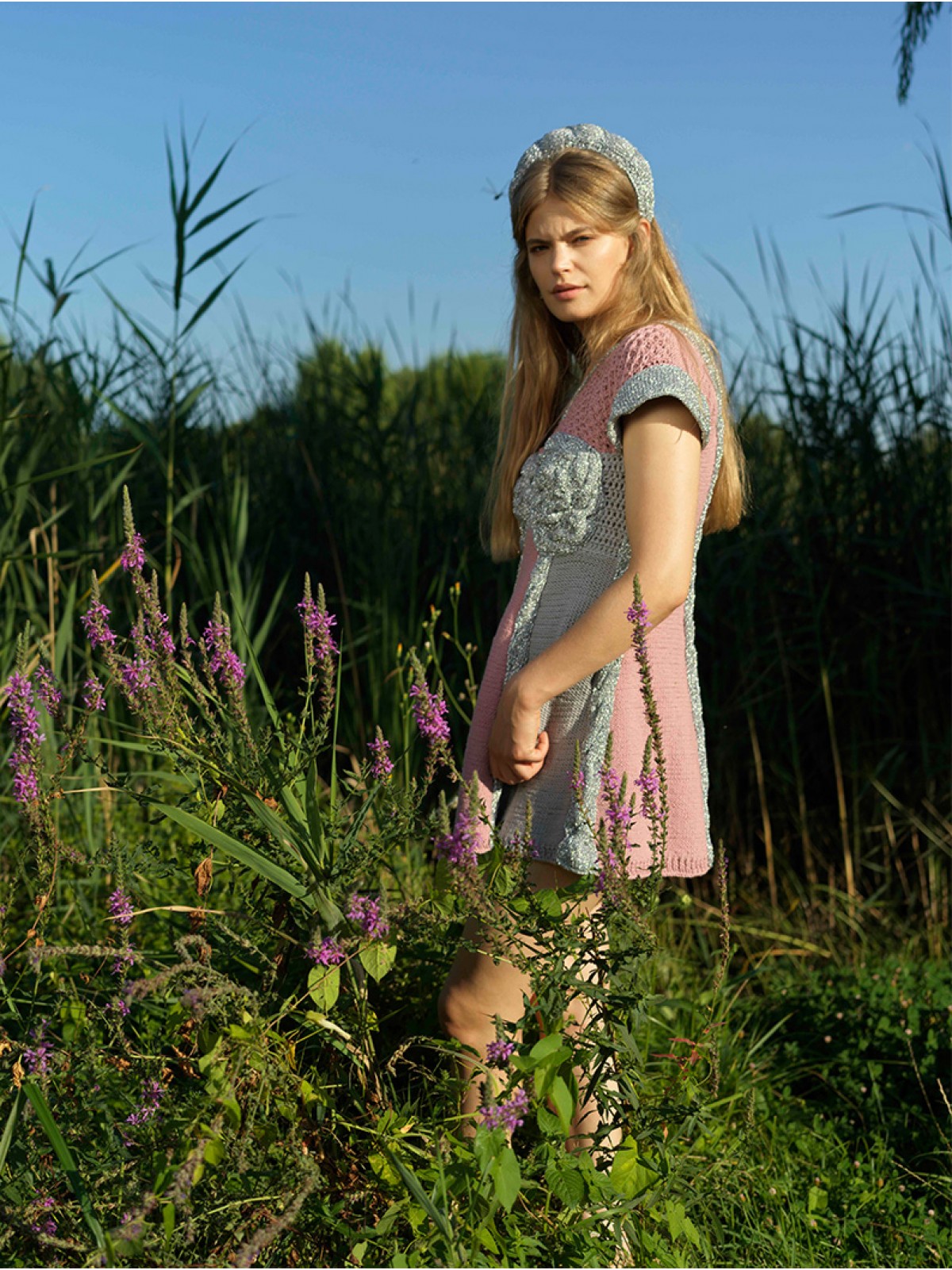 Hand-knitted Short Dress
