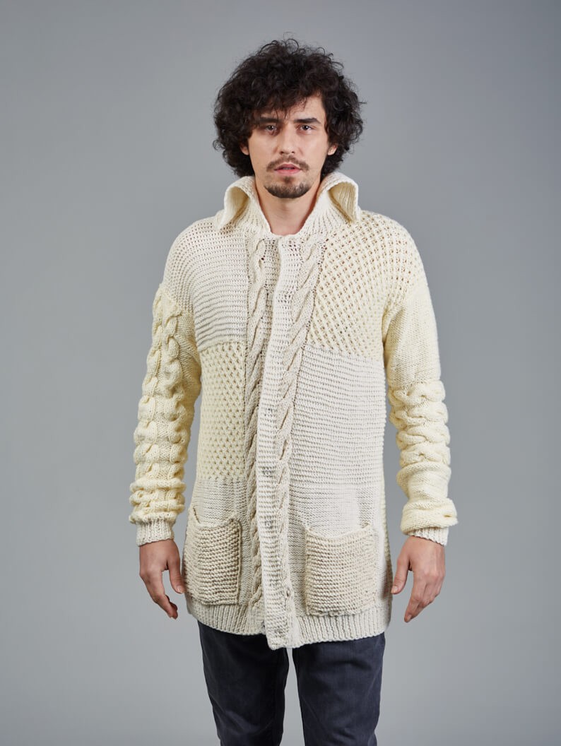 Men's cardigan